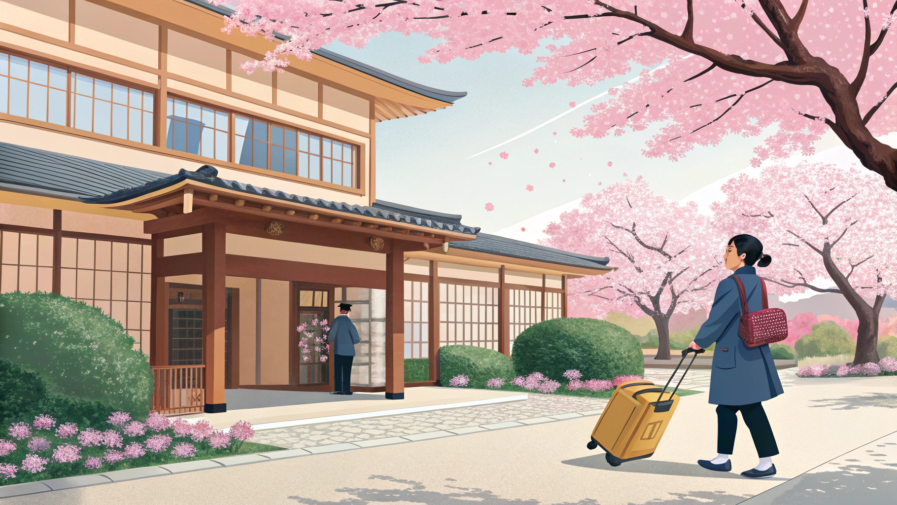 일본호텔 체크인