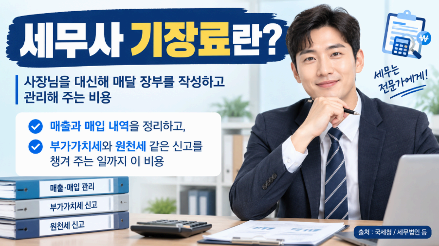 세무사 기장료란? 이미지사진
