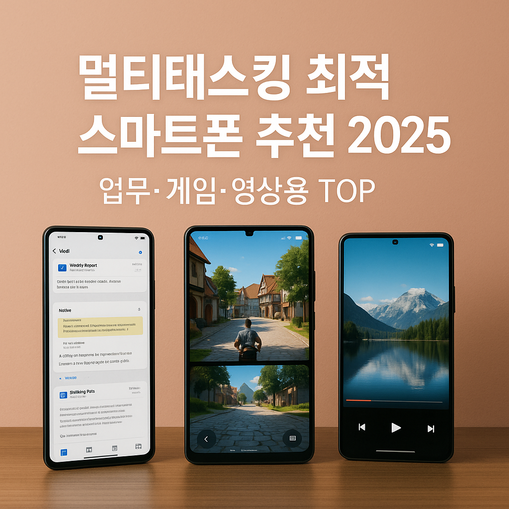 멀티태스킹 최적 스마트폰 추천 2025