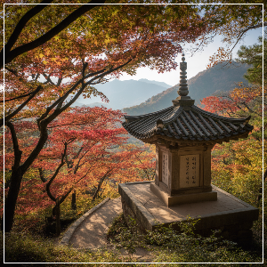 2025년 단풍 절정 시기 – 영남권 단풍 명소 가상 이미지