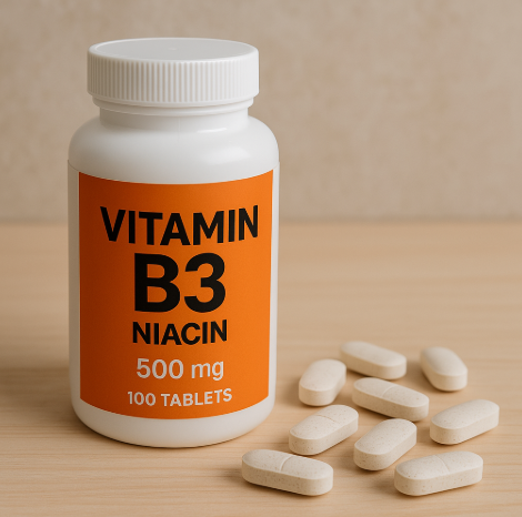 비타민 B3 사진