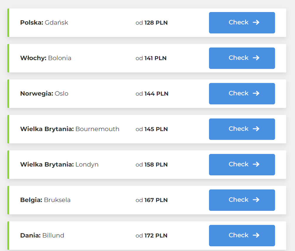 브로츠와프 직항