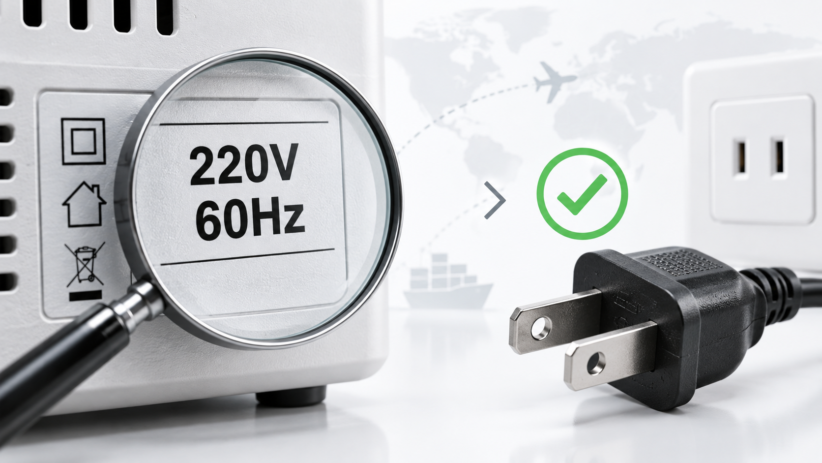 220V&middot;60Hz 표기, 해외 전기제품 사입 전에 정격&middot;주파수부터 확인하는 법 대표 이미지