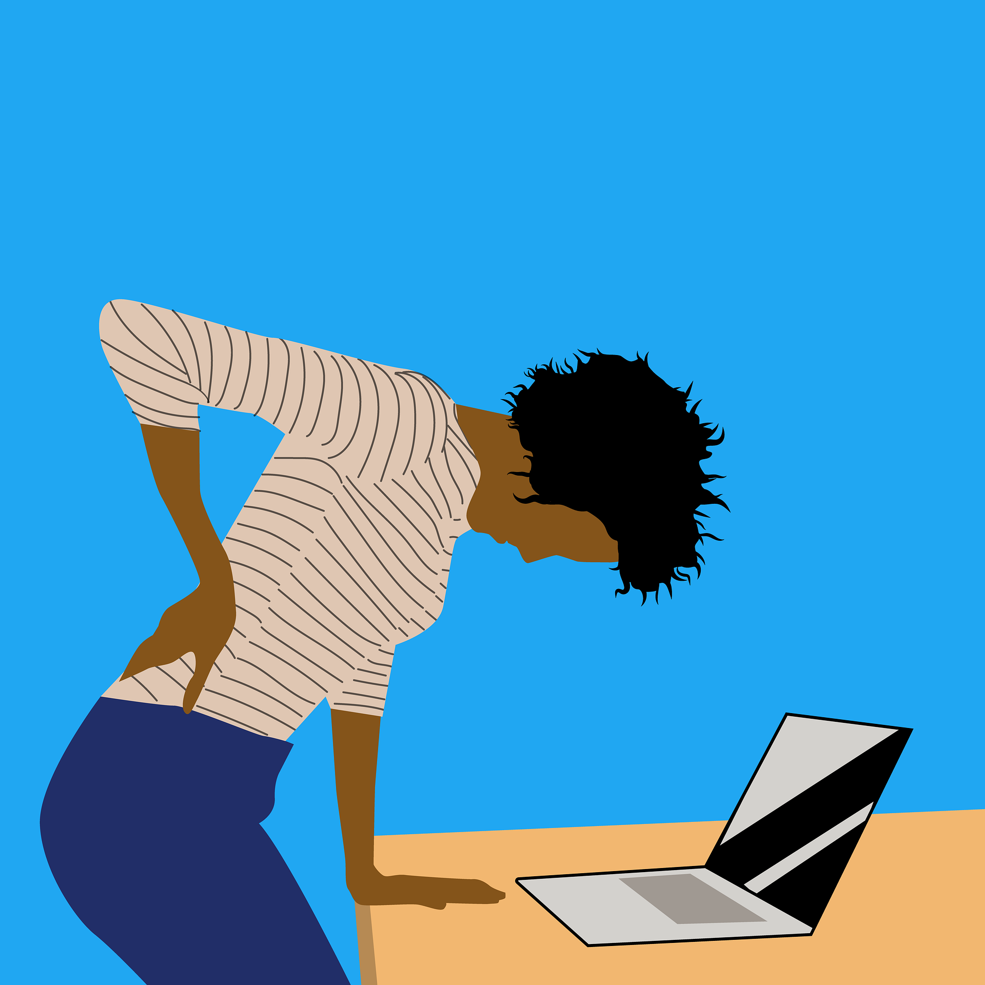하루 8시간 앉아있는 직장인을 위한 허리 통증 해결법