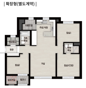 안양-자이-더포레스트-59C평면도