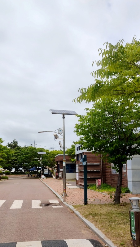 밤이 되어도 은은하게 비추는 조명