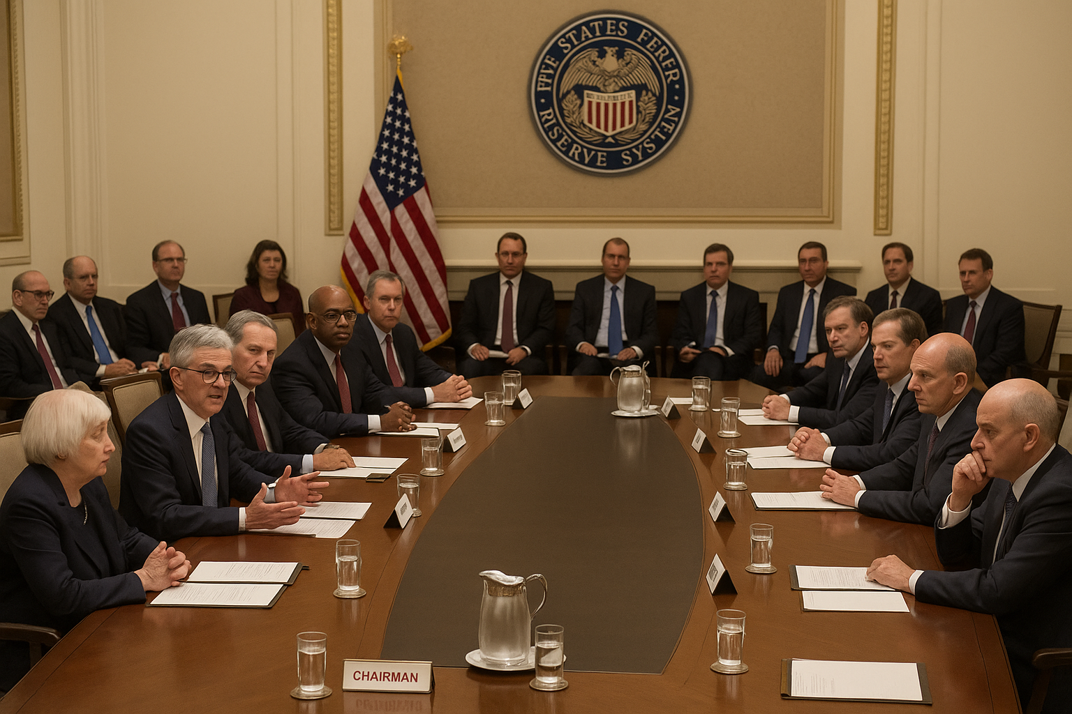 FOMC 회의 연출 장면