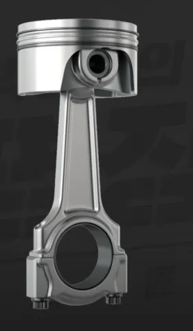 gdi 엔진 내부 실린더 피스톤