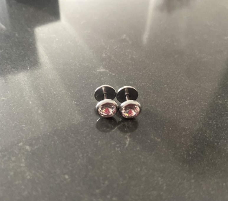 마크-4[MARK-4] PIERCING OVE 크리스탈 귀걸이