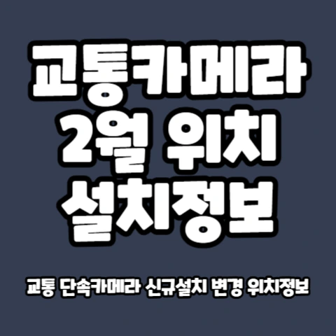 전국-교통-단속-카메라-설치-정보