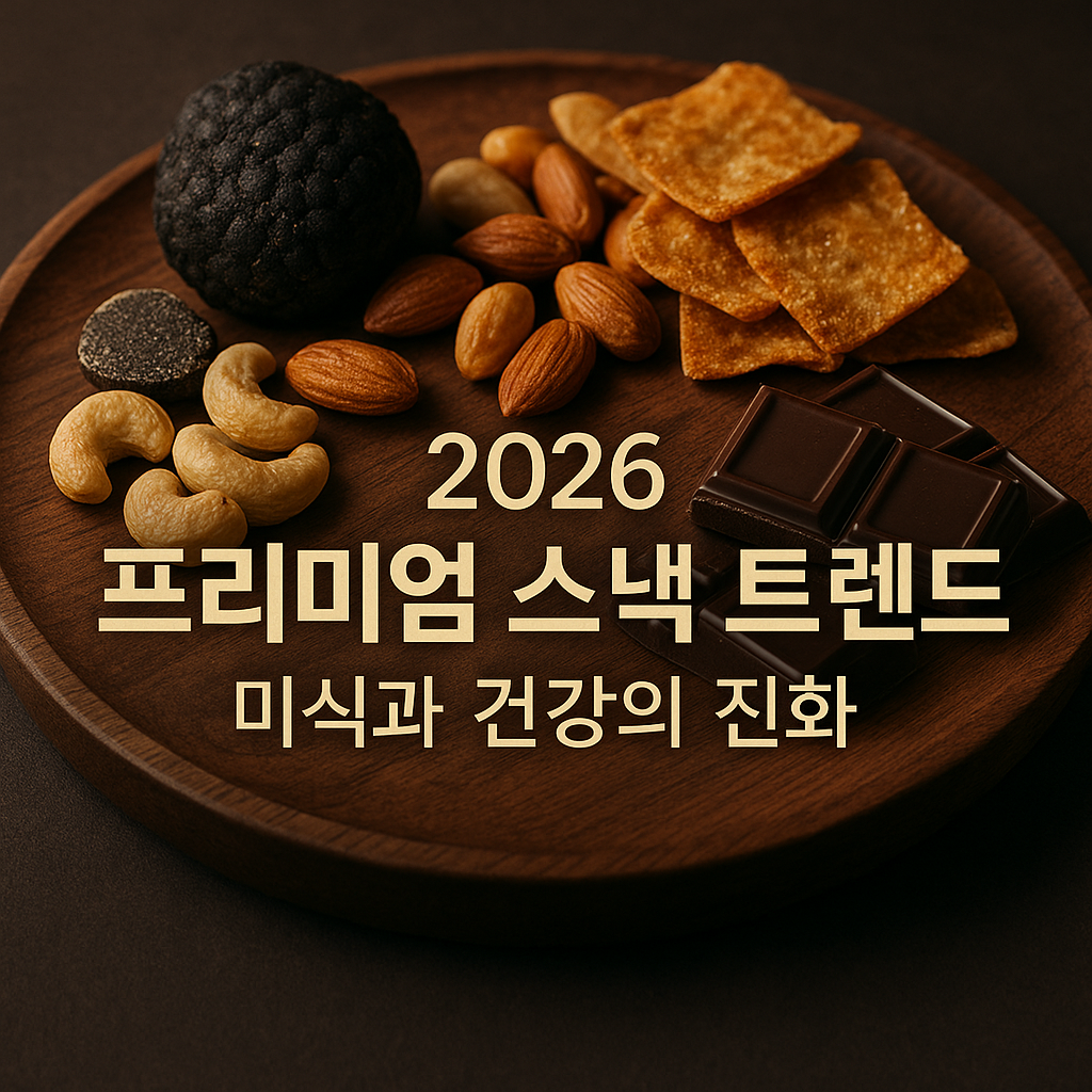 하이퍼-프리미엄 스낵 시장의 확장: 미식과 건강의 조화