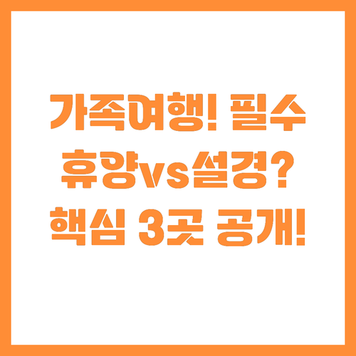온 가족 행복한 겨울방학 해외여행지 ..