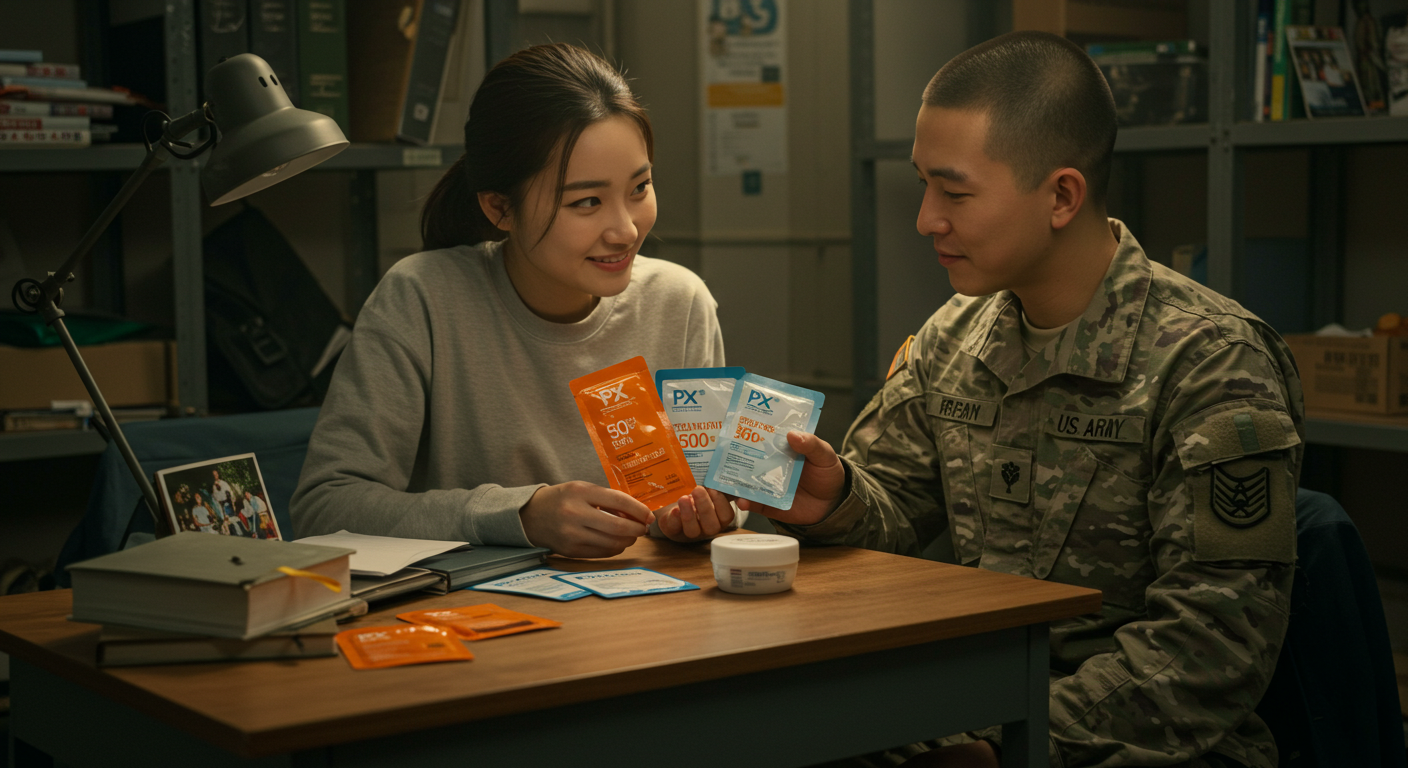 군인 남친 선물 고민? PX 화장품이 답입니다