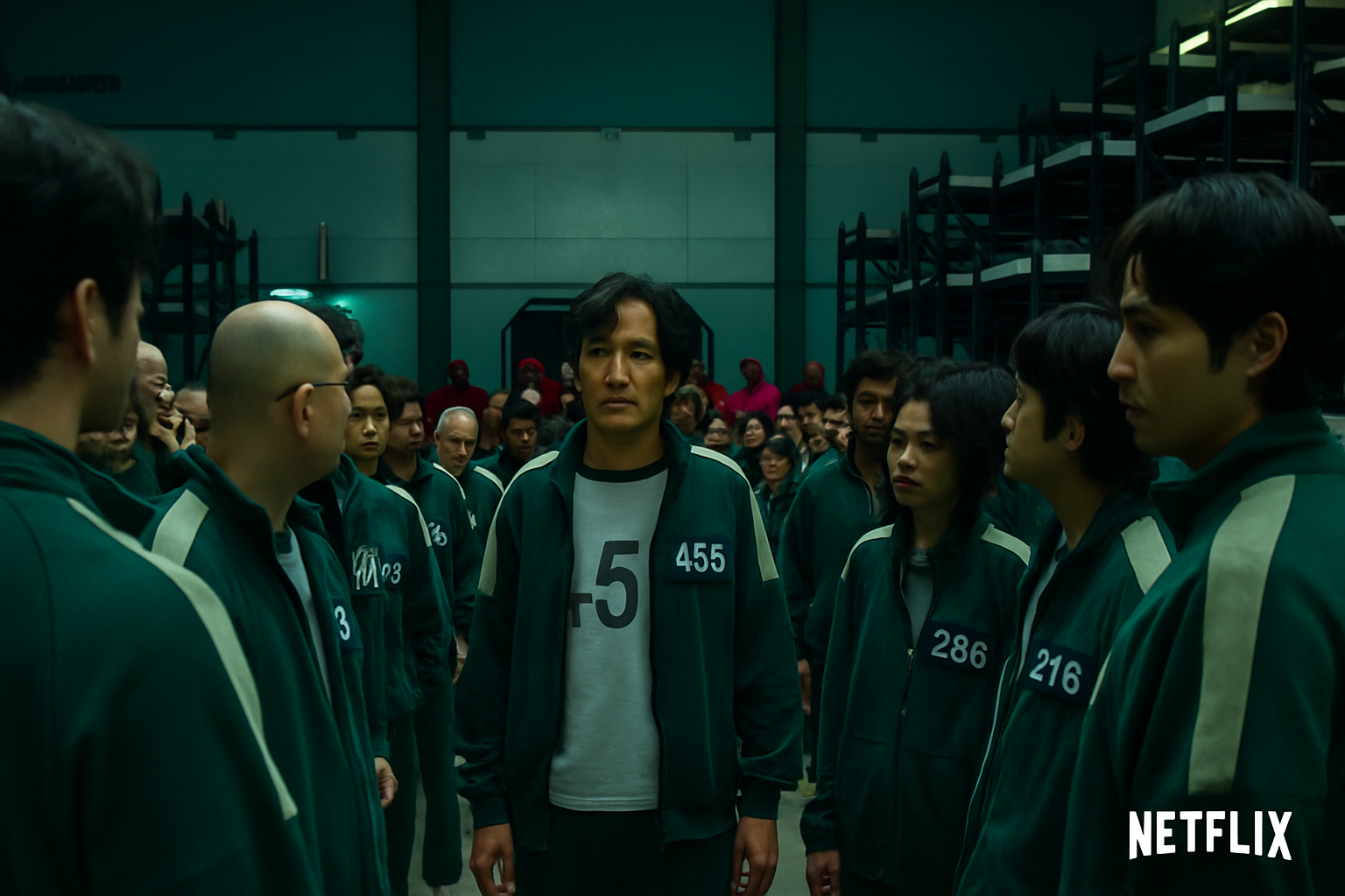 오징어게임 시즌3 단체 장면