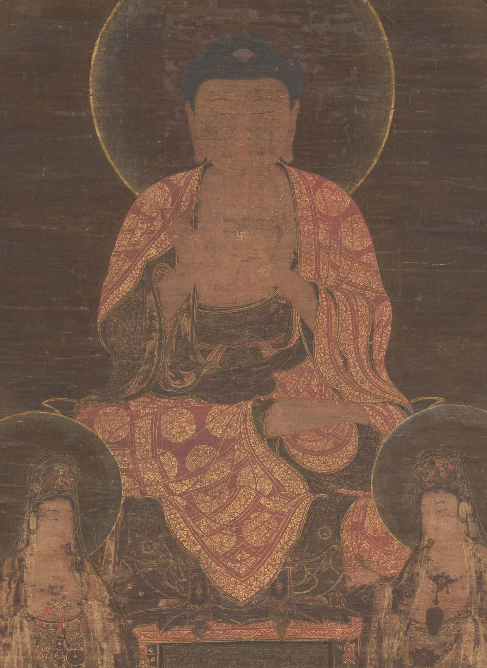 고려 초 불교 정책과 국가 운영 - 고려시대 아미타 삼존도 - Amitabha Triad