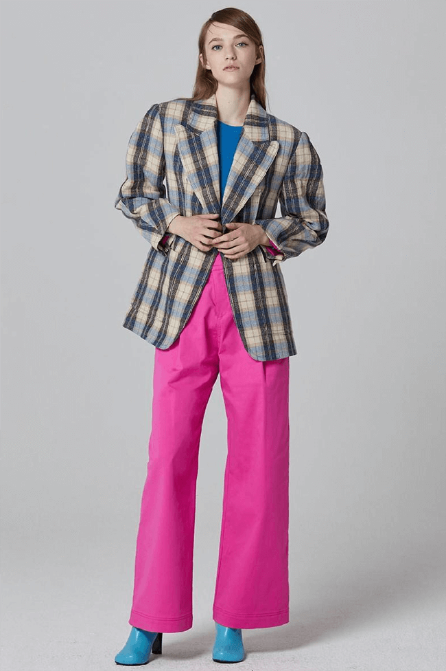 슈퍼띵스 체크자켓