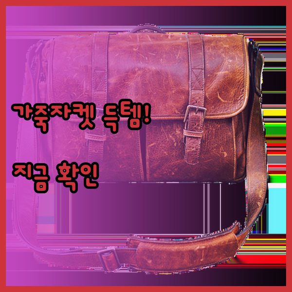 가성비 끝판왕 가죽자켓 3가지 지금