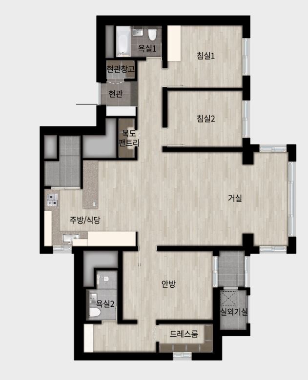 래미안 송도역 센트리폴 95B
