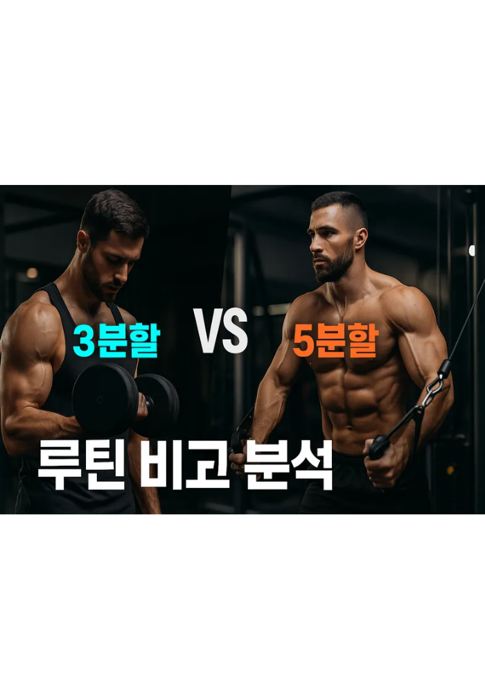 1.3분할 vs 5분할 루틴, 어떤 것이 더 좋을까?