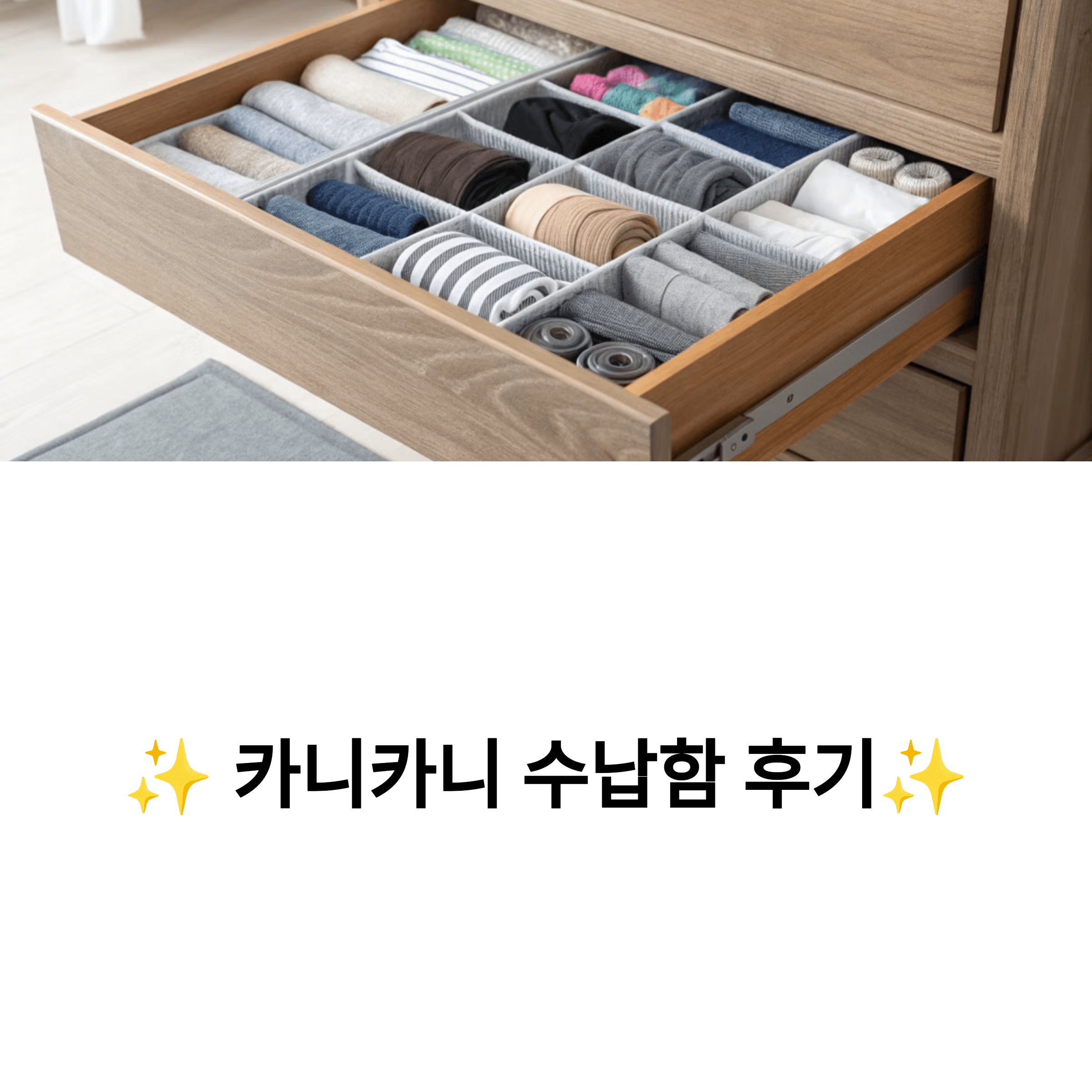 카니카니수납함 장단점
