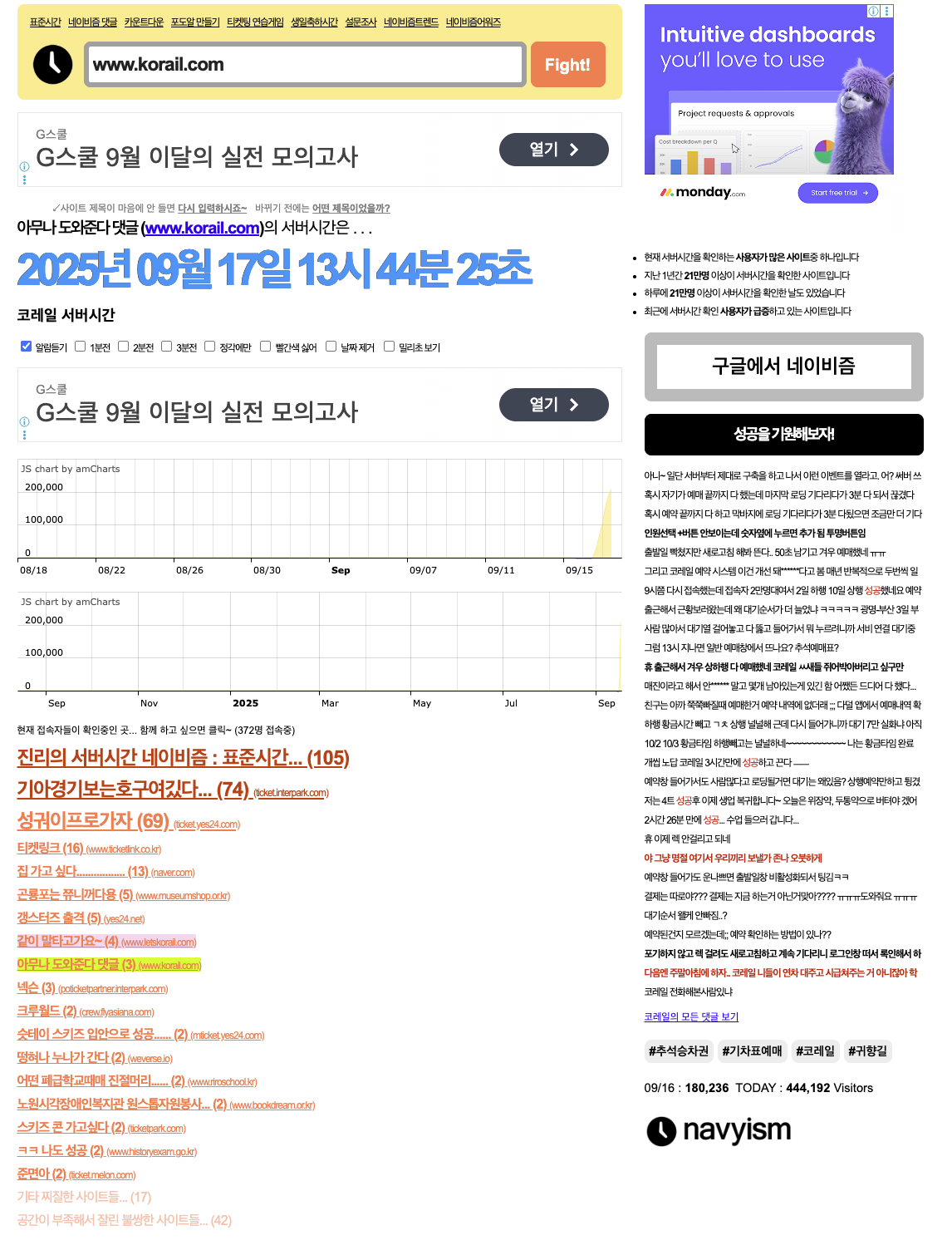 네이비즘 서버시간 완전 가이드 - 티켓팅과 수강신청 성공을 위한 필수 도구 설명 썸네일