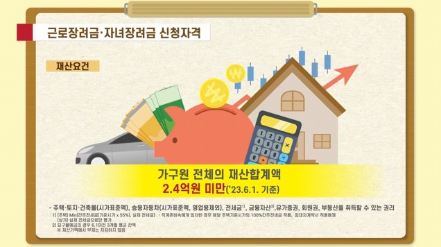 근로장려금 신청자격 , 감액 및 충당 사유 알기 +