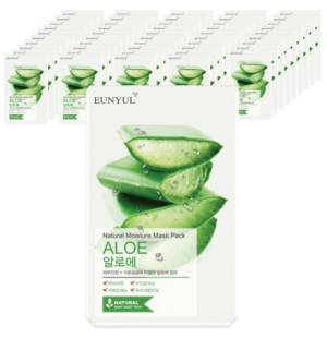 은율 내츄럴 알로에 마스크팩, 50개입, 1개