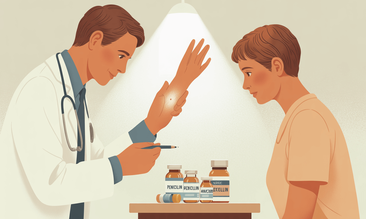 설사-멈추는-법-의사에게-진료받는-모습