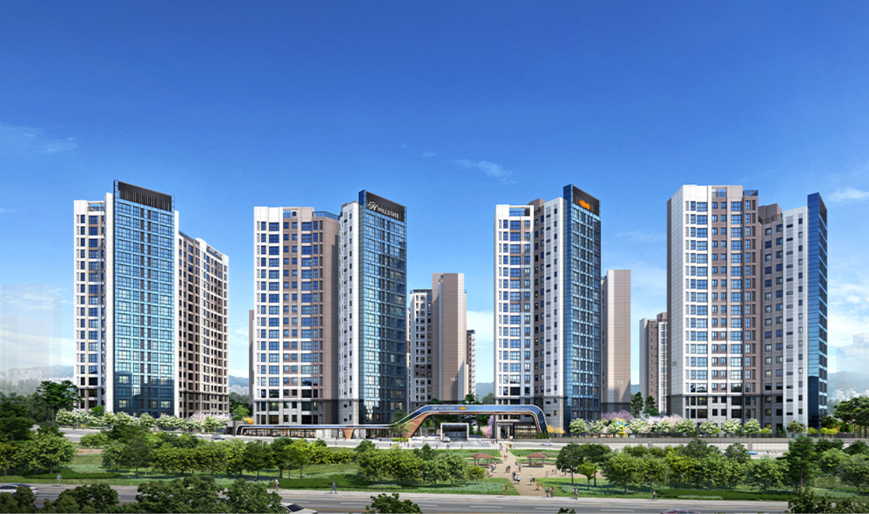 힐스테이트 이편한세상 문정 조감도