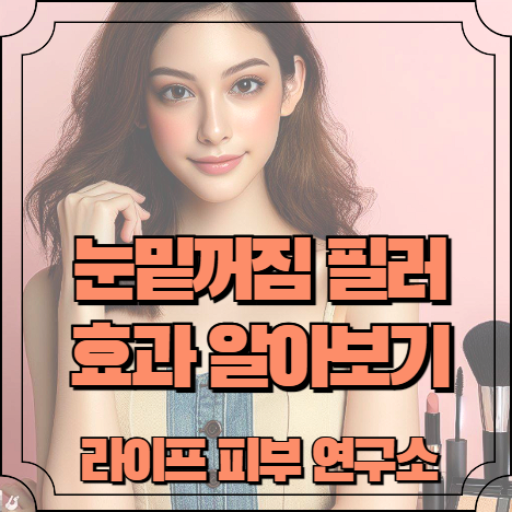 눈밑 필러 유지기간 알아보기