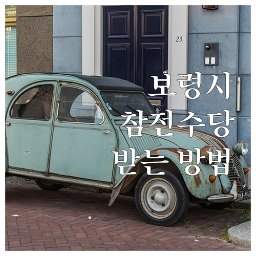 2025 보령시 참전명예수당 받는 법..