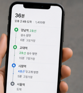 네이버지도 길찾기