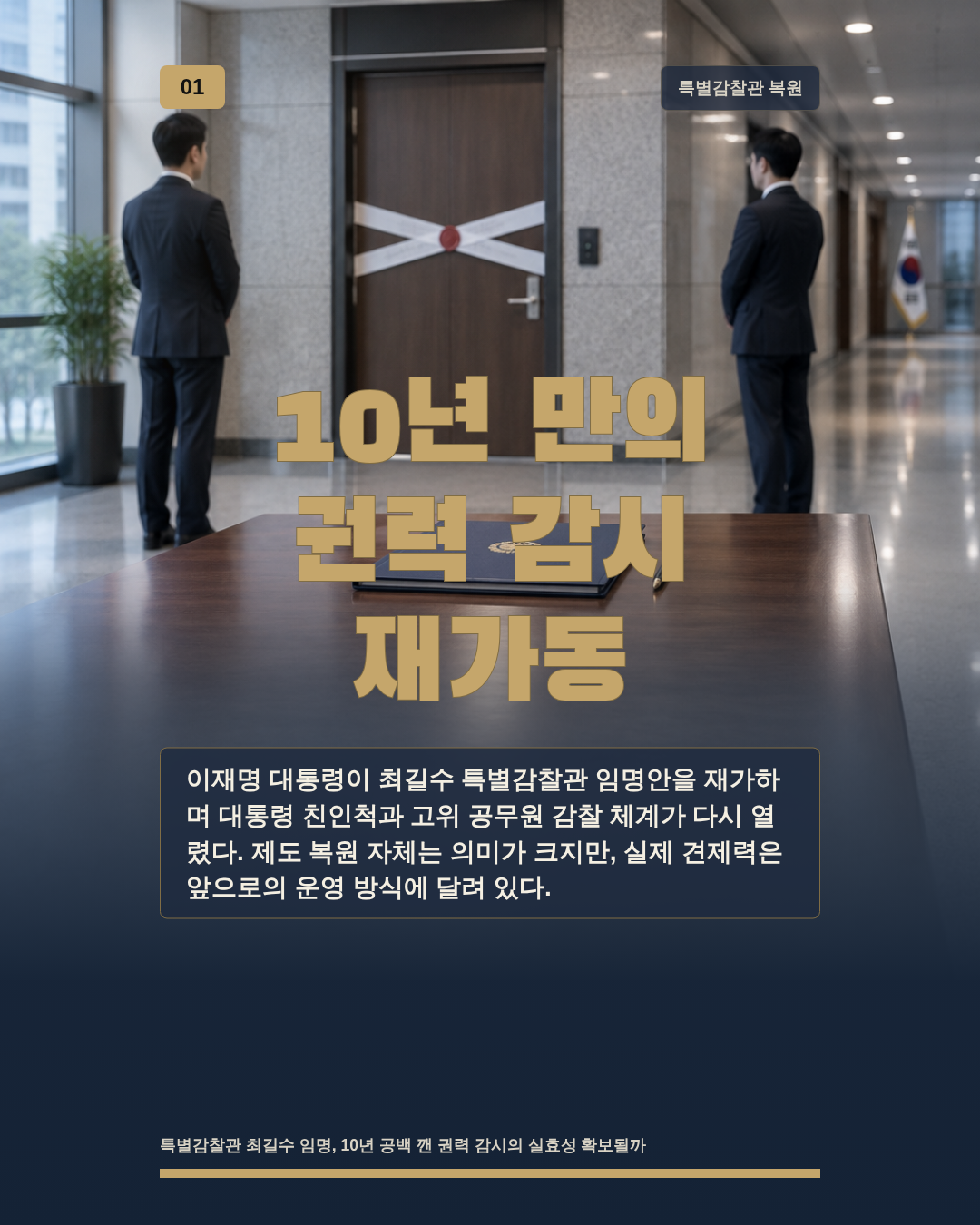 10년 만의 권력 감시 재가동