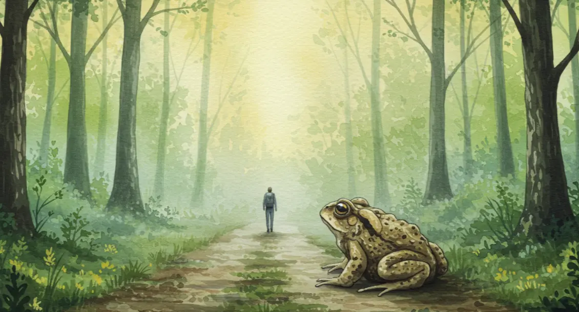 두꺼비가 따라오는 꿈