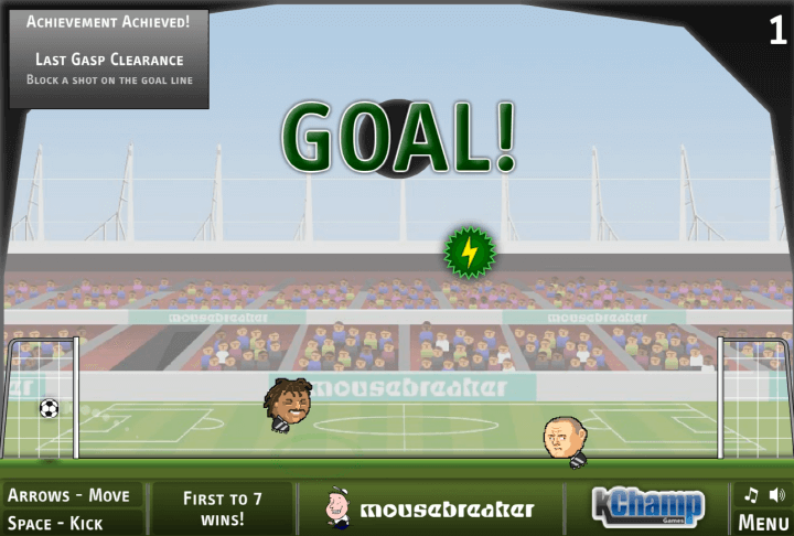 상대팀-골대에-골을-넣고-점수를-획득하는-화면