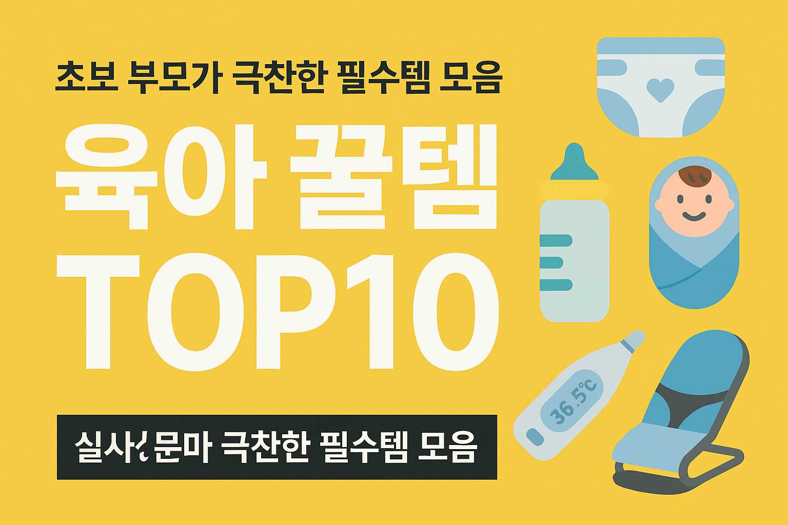 실사용 만족도 높은 육아템, 이건 꼭 챙기세요!