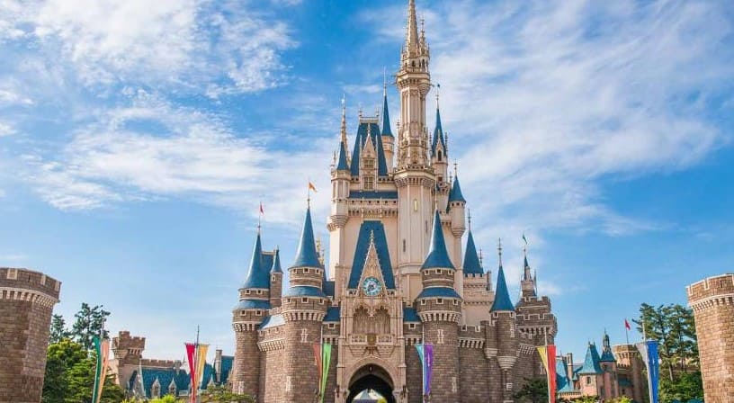 도쿄 디즈니랜드의 궁전 사진