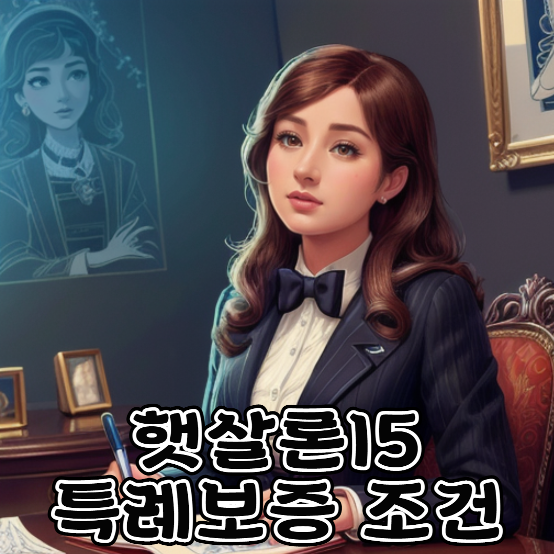 햇살론15 특례보증 조건
