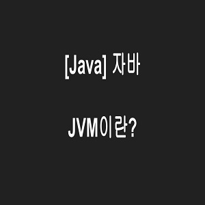 자바 jvm 개념
