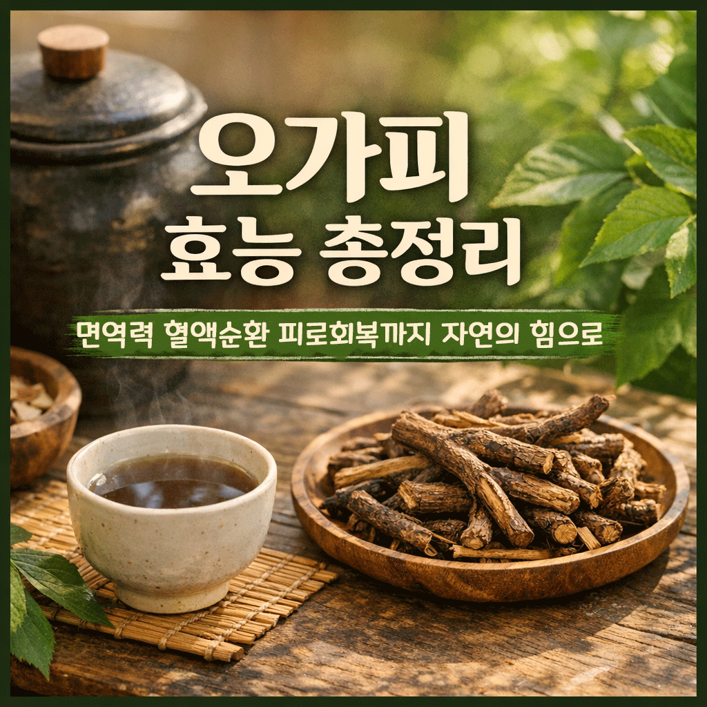 오가피 효능 총정리: 면역력&middot;혈액순환&middot;피로회복에 좋은 이유