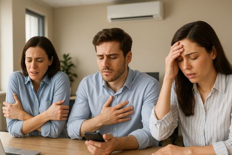 냉방병으로 인한 소화불량과 두통