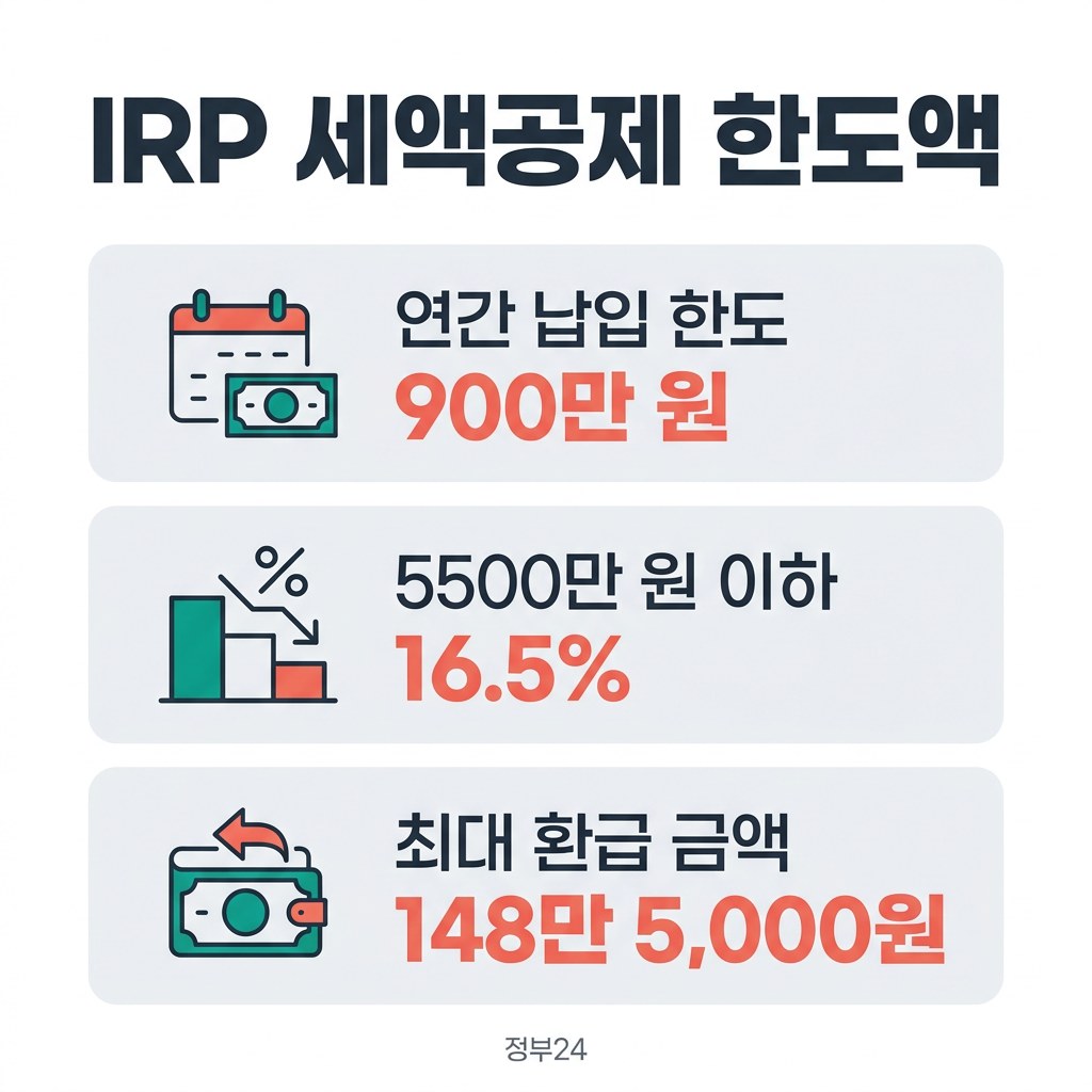 퇴직연금 IRP 세액공제 한도액