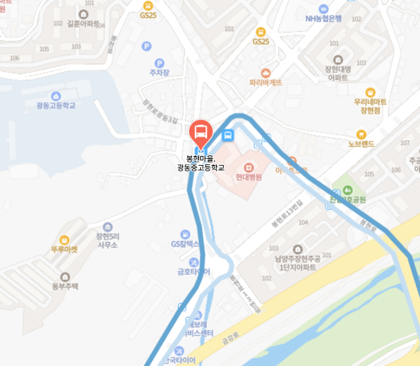 8844번 버스 위치