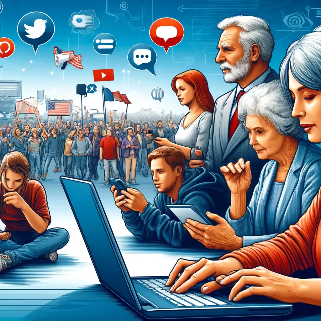 정치적 도구로서 소셜 미디어의 부상
