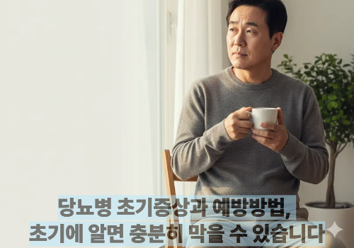 당뇨병 초기증상과 예방방법, 초기에 알면 충분히 막을 수 있습니다