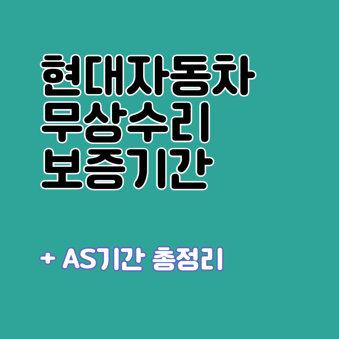 현대자동차 무상수리기간