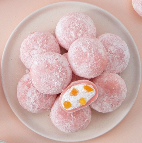 한국의 떡 종류 복숭아떡