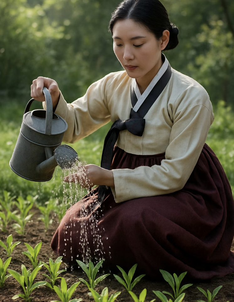 봄이 오면 깨워주는 첫 물 한잔