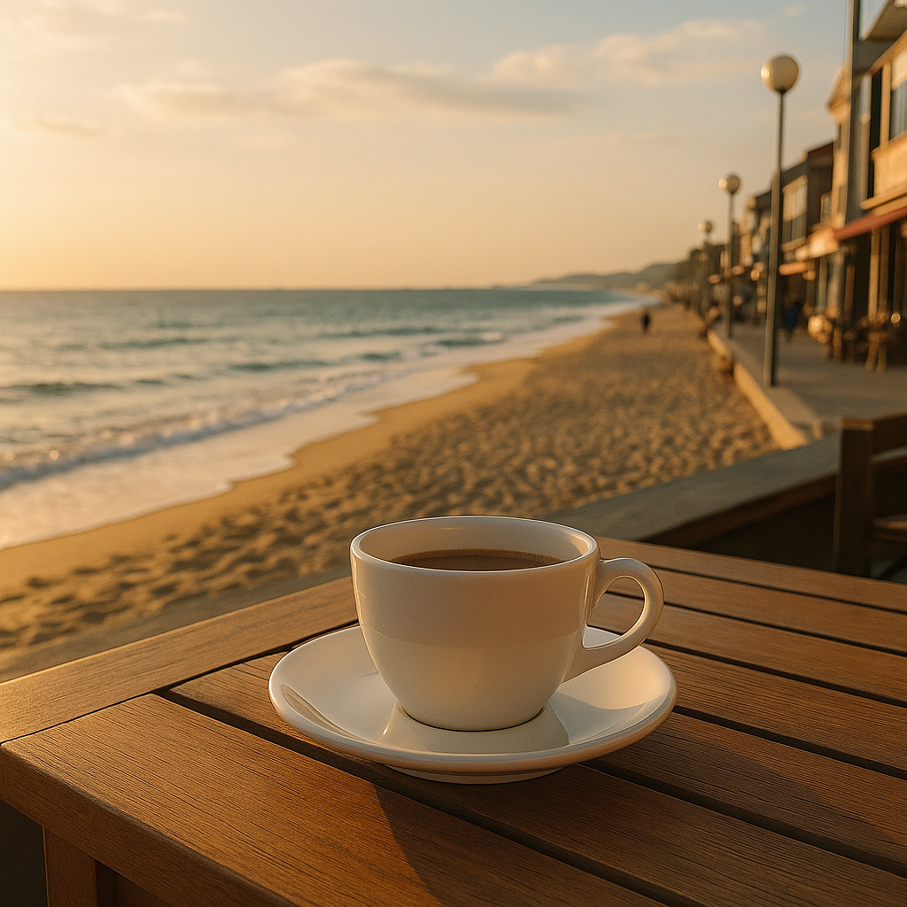 안목해변 커피거리 — 감성의 시작