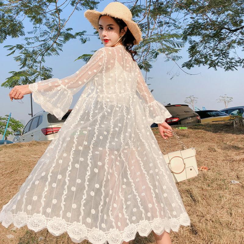 물놀이옷 비키니 로브 비치 쉬폰 수영장 가디건 여름